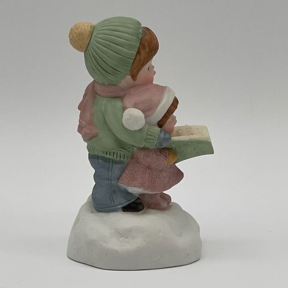 Vtg AVON Joy To The World Children Song Book Wind-Up Porcelain Musical Figurine - Picture 4 of 16